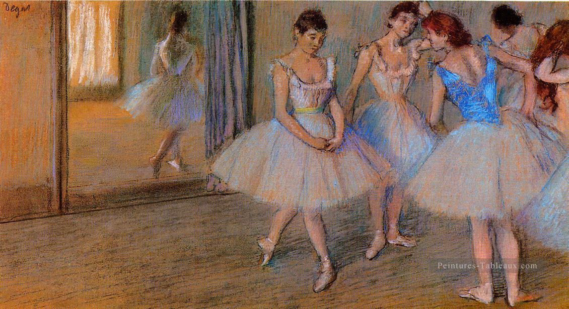danseurs dans un studio Edgar Degas Peintures à l'huile